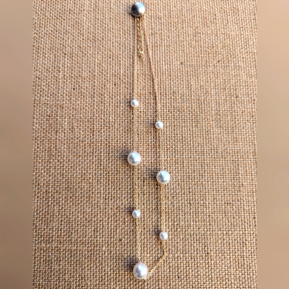 Pearl/Gold necklace